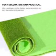 thumbnail image 2 of STRANDCHIC 4Pcs Artificial Grass Pad Green Decorative Lawn Mat for Patio Balcony Home Use, 2 of 6