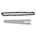 thumbnail image 2 of 6 Inch Chain and Guide Plate, Durable Quench Machining 6 Inch Chains Quickly Dissipate Heat Lightweight Widely  Manganese Steel  for Gardening, 2 of 7