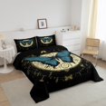 thumbnail image 3 of Erosebridal Ensemble de Literie Papillon Boho Bleu, Couette Astrologie Hippie, Réversible 2 Pcs, 3 of 8
