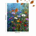 thumbnail image 3 of Qisvanset Tuscan Village Courtyard Canvas Print 12x16 Inch Restaurant Art, 3 of 8