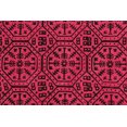 thumbnail image 4 of Casavani Handmade Pink Geometric Cotton Dhurrie Area Rug Hallway, Stair, Kitchen Runner Rug 5x10 feet, 4 of 4
