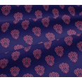 thumbnail image 5 of oneOone Viscose Jersey Fabric Floral Block Printed Fabric 1 Yard 60 Inch Wide, 5 of 5