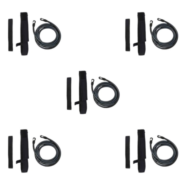 Baohd Ceinture d'Entraînement de Natation Réglable et Confortable Noir-3 Mètres 5Ensemble