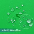 thumbnail image 3 of ORUYROP 210GSM Round Table Cloth, Water Resistance Microfiber Tablecloth, Decorative Fabric Circular Table Cover for Outdoor and Indoor Use (Green, 108 Inch Diameter), 3 of 7