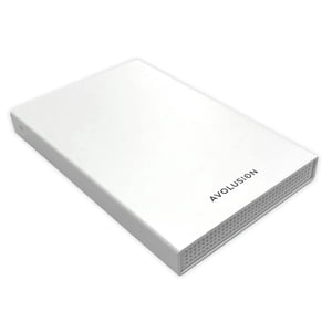 Avolusion HD250U3-WH 1TB USB 3.0 Disque dur portable de jeu externe - Blanc (pour PS5 Pré-comprimé)