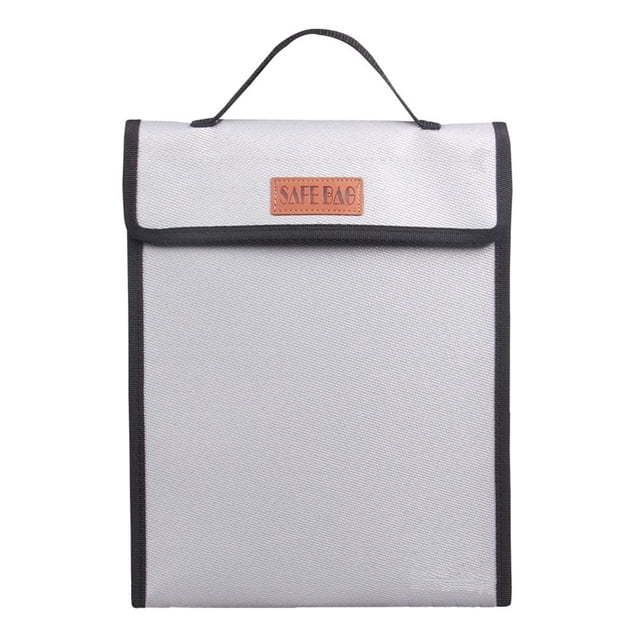 Fireproof Document Bag Waterproof Security Foldable Bags Safe Box Money Battery Cash Passport Organizer;Fireproof Document Bag Waterproof Safe Box Money Battery Passport Organizer