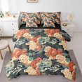 thumbnail image 1 of Erosebridal Literie Vague Océan Taille Simple, Lit de Fleurs Colorées en Sac Taille Simple, Décor Style Japonais, Réversible 7 Pcs, 1 of 5
