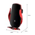 thumbnail image 3 of Phone Mount for Car Wireless Car Charger Mount for Car Vent 15W Fast Charging Auto Clamping Car Hands Phone Mount for Smartphone Ios and android Magnetic Phone Mount, 3 of 8