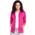 thumbnail image 1 of Hanes Chandail à Capuchon en Jersey Flammé pour Femmes, m, Amarante, 1 of 8