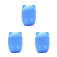 thumbnail image 3 of Dalazy Éponges en Forme de Chat Boîte de Rangement en Silicone Propre pour Maison Simple à la Mode Bleu 3ensemble, 3 of 6