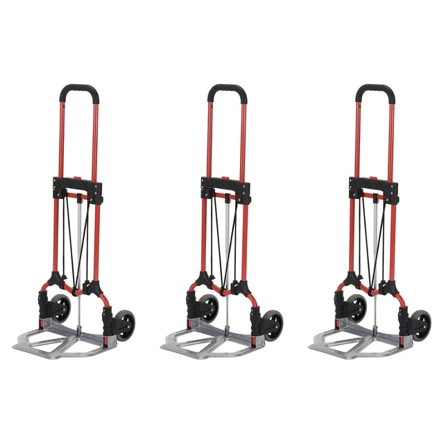 Magna Cart Camion Pliant MCI avec Roues en Caoutchouc (Lot de 3)