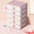 thumbnail image 2 of Qocolhg Aubaines du Jour! Boîte de Rangement de Bureau Style Tiroir Boîte de Rangement Étudiant Multifonctionnelle Cosmétiques Boîte à Bijoux Papeterie Boîte d'Organisation Support de Rangement, Cadeaux de Noël Anniversaire, 2 of 6