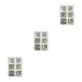 thumbnail image 1 of QualitChoice 1 Bag Glass Crystal Special-shaped Eye-catching Flat Bottom Easy to Paste Perfect Match Nail Rhinestones for Mobile Phone 320 White AB 3Set, 1 of 6