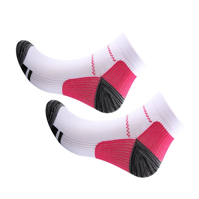 kurtrusly 1/2/3/5 2 Pcs/ensemble Bas de Compression pour Femmes Performance et Réduire la Fatigue Soulager rose Rouge P/M 1 Pce
