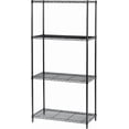 thumbnail image 3 of Safco Commercial - Shelf rack - 4 shelves - steel - black, 3 of 5