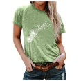 thumbnail image 1 of Ketyyh-chn99 Chemises pour Femmes Mode Blouse Ample T-Shirts pour Femmes Manches Longues Col Rond Chemises T-Shirt Basique Hauts Blouse Vert,2TG, 1 of 5