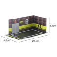 thumbnail image 5 of Parking Lot Scene, Diecast Car Garage, Underground Garage for 1:32 Diecast Car Model Layout Collection Background - 20.4x11.6x8.2cm , 32118 Multicolor, 5 of 5