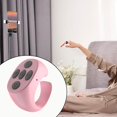 thumbnail image 3 of serony Bluetooth Phone Remote Control Wireless Bluetooth Phone Mini Rechargeable Pages Selfie Clicker Up and for Taking Photos Pink, 3 of 9