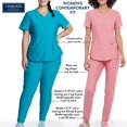 thumbnail image 2 of Cherokee Women's Infinity Low-Rise Straight Leg Drawstring Pant, 2 of 3