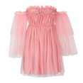 thumbnail image 4 of Robes à Manches Longues pour Femmes Mode Robes Sexy Décontractées Épaules Dénudées Manches Longues Mini Robes Unies Robes à Manches Longues pour Femmes Mini Robes pour Femmes Robes Sexy pour Femmes Sexy, 4 of 5