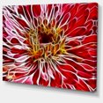 thumbnail image 2 of Dark Red Digital Art Fractal Flower - Floral Canvas Art Print, 2 of 3
