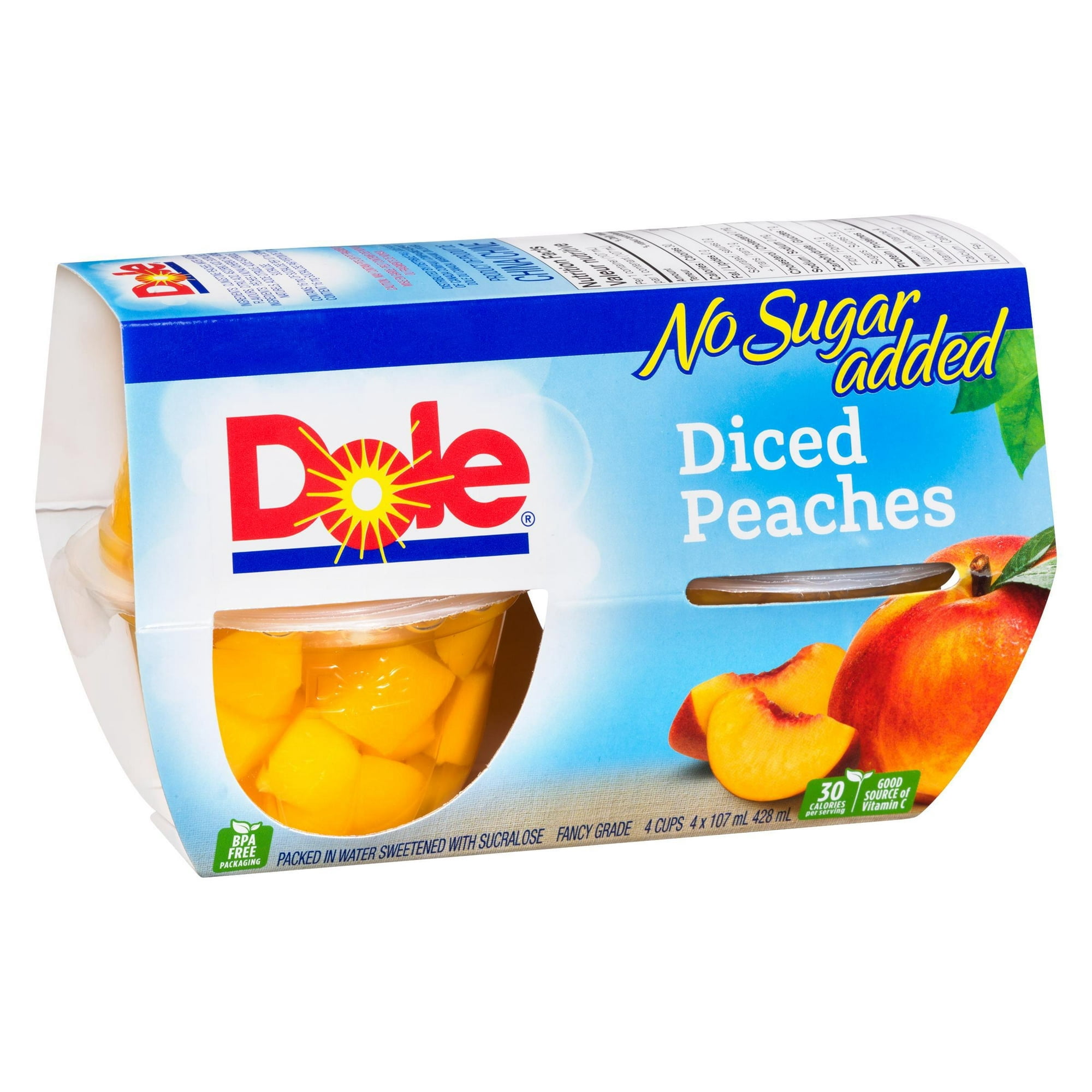 Dole Diced Peaches in Water