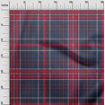thumbnail image 2 of oneOone Organic Cotton Poplin Twill Fabric Madras Check Print Sewing Fabric BTY 42 Inch Wide, 2 of 4