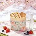 thumbnail image 1 of Amzcrzy Cloth Bread Bag Zipper Beeswax Bread Bag Reusable Food Storage Bag Double Layer Beeswax Wrap Bag with Buckle Fresh Keeping Bag for Bread Fruit Vegetables Snacks Home and Kitchen, 1 of 6