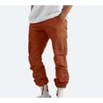 thumbnail image 4 of cllios Cargo Pantalon pour Homme Tendance Uni Doublé en Molleton Pantalon de Travail Extérieur Pantalon Tactique Confortable Jambe Droite Pantalon Cargo Multi-Poches, 4 of 7