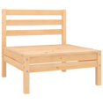 thumbnail image 2 of vidaXL 10 Piece Garden Lounge Set Solid Wood Pine, 2 of 5