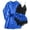 Blue, variant on WZXFASHION Satin Silk Pajamas Women Nightdress Lingerie Robes Underwear Sleepwear Sexy Intimates Purple XXL