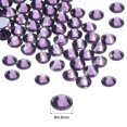 thumbnail image 2 of Uxcell Hotfix Rhinestones Flatback Crystal Glass Gems for Craft Clothes DIY Decoration Lotus Purple 4.8mm, 2 of 5