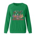 thumbnail image 5 of Chandail en Molleton de Noël pour Femmes 2023 Imprimé de Noël à Manches Longues et Col Rond en Liquidation, 5 of 5
