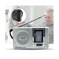 thumbnail image 3 of BC-R2048 Mini Radio Pocket Size Telescopic Antenna Battery Powered Portable AM FM Radio for Elder-Silver Gray, 3 of 5