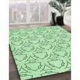 thumbnail image 3 of Ahgly Tapis d'Intérieur Lavable en Machine Carré Vert Menthe, 6 Pieds Carré, 3 of 7
