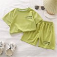 thumbnail image 4 of Birdeem Chemises pour Filles Ensemble à Manches Courtes d'Été T-Shirt Coréen à Manches Courtes Col Rond Ensemble Haut/chemise, 4 of 12