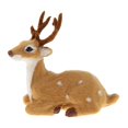 thumbnail image 2 of veasfak Simulation Lying Sika Deer Reindeer Elk Animal Model Figurine Home Decor Arts 8, 2 of 8
