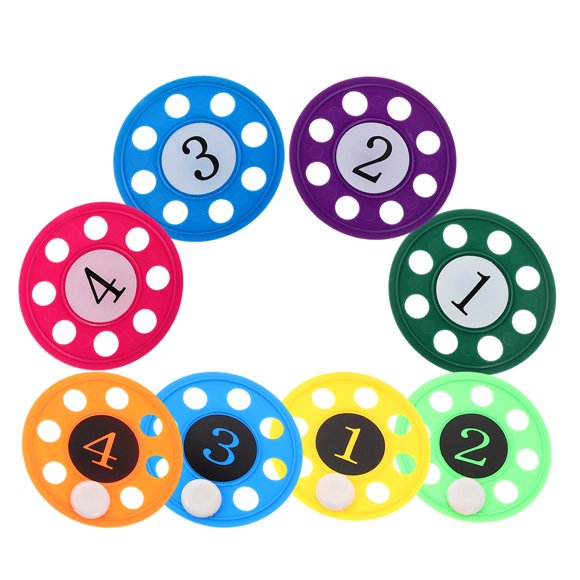 Mobutofu 8 Pcs Flying Saucer for Kids in Assorted Color for Water Activities and Physical Fitness Improvement