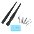 thumbnail image 3 of 1 Set Manga Painting Kit Tool With 2 Calligraphy Dip Pen Holders And 5 Nibs For Cartoon Comic Drawing, 3 of 8
