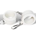 thumbnail image 1 of Anley 1.25" Plastic Flagpole Mounting Rings Set - Anti Wrap 360° Rotatable Ring with Carabiners (Pack of 2), 1 of 6