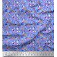 thumbnail image 1 of Soimoi Poly Georgette Fabric Dot,Floral & Insect Clip Art Decor Fabric Printed Yard 52 Inch Wide, 1 of 3