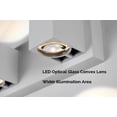 thumbnail image 4 of Tubicen Lighthouse Series White Aluminum 40W LED Dimmable Bathroom Wall Light, 4 of 6