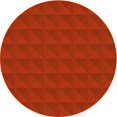 thumbnail image 1 of Ahgly Company Tapis Rond Lavable en Machine Intérieur Transitionnel Rouge Écarlate, 4 Pieds Rond, 1 of 7