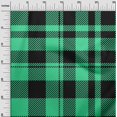 thumbnail image 3 of oneOone Tissu Polyester Spandex Vert Mer Tissu Tartan pour Couture Tissu d'Artisanat Imprimé au Mètre 56 Pouces de Large, 3 of 4