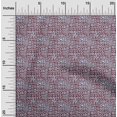 thumbnail image 2 of oneOone Cotton Cambric Maroon Fabric Geometric Craft Projects Decor Fabric Printed By The Yard 56 Inch Wide, 2 of 4