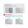thumbnail image 3 of Compatible with MacBook Pro 15 Inch Case 2019 2018 2017 2016 A1990 A1707, Hard Shell Case with Keyboard Cover & Type C Adapter for Mac Pro 15 Touch Bar, 3 of 7