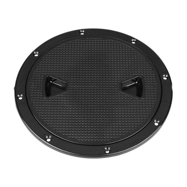 Yeacher ABS Round Deck Inspection Access AntiSlip HatchCover Boat Screw Out Deck Inspection Plate Cover