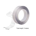 thumbnail image 3 of maskred Adhesive Tape Reusable Acrylic Double-sided Transparent Tapes Trimmable Pocket Sticky Wall Mirror Sticker Household Type 6 1Set, 3 of 6