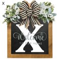 thumbnail image 3 of YAOMOBB Hanging Pendant Farmhouse Front Door Wreath Personalized Welcome Sign, 3 of 6