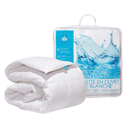 White Goose Down Comforter - All Season Weight - Twin Size